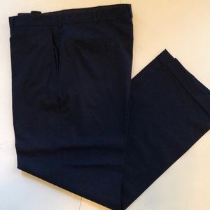 Men's Plain Front Wool Dress Pants